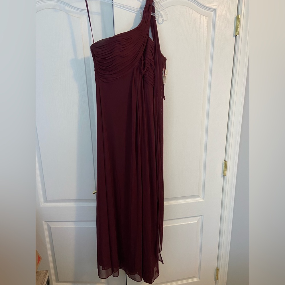 Maroon / Berry Floor length dress